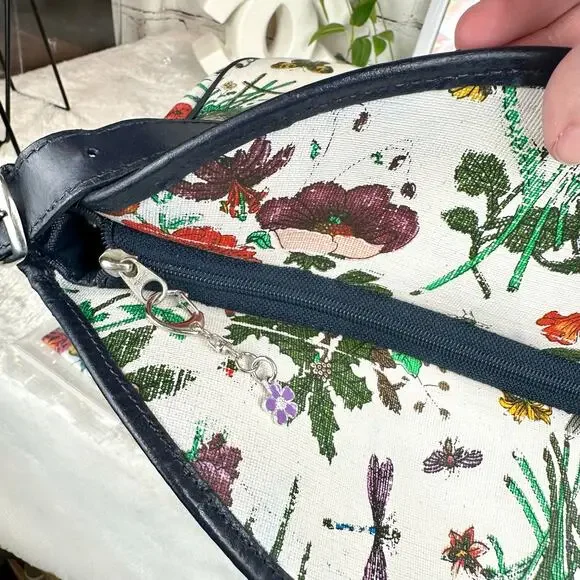 Gucci Flora GG Vintage Large Shoulder Bag tote Good USED with scarf RARE. GIFT! - Picture 15 of 16
